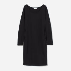 Акція на Плаття міді осіннє жіноче H&M 9338022sm M Чорне від Rozetka