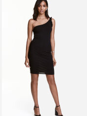 Акція на Сукня коротка осіння жіноча H&M 0430201 M Чорна від Rozetka