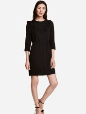 Акція на Сукня коротка осіння жіноча H&M 0410315-4 38 Чорний (СА2000001508725) від Rozetka