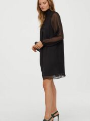 Акція на Сукня коротка осіння жіноча H&M 03-0806261-0 38 Чорна (СА2000001549711) від Rozetka