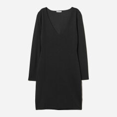 Акція на Сукня коротка осіння жіноча H&M 0561570-8 S Чорна (СА2000001685143) від Rozetka