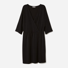 Акція на Сукня коротка осіння жіноча H&M 0658926-7 L Чорна (СА2000001558669) від Rozetka