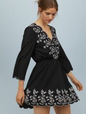 Акція на Сукня коротка жіноча H&M 0708868-0 38 Чорна (СА2000001639986) від Rozetka