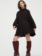 Акція на Сукня коротка осіння жіноча H&M 0787696-0 46 Чорна (СА2000001684337) від Rozetka