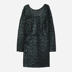 Акція на Плаття міді жіноче H&M 0827349002 36 (165/84А) Темно-зелене від Rozetka