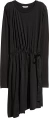 Акція на Сукня-футболка коротка жіноча H&M 0572507_01 32 Чорна від Rozetka
