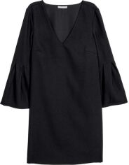 Акція на Сукня коротка жіноча H&M 0619829_02 32 Чорна від Rozetka
