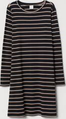 Акция на Сукня-футболка міні жіноча H&M 0708098 XS Чорна от Rozetka