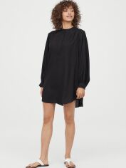 Акция на Сукня-сорочка міні осіння жіноча H&M 0788176-9 38 Чорна (СА2000001661239) от Rozetka