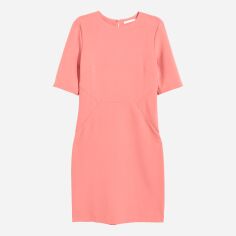 Акція на Плаття міді осіннє жіноче H&M 0429942-4 44 Рожеве (СА2000001852101) від Rozetka