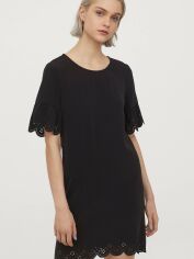 Акція на Сукня коротка осіння жіноча H&M 0873895-1 38 Чорна (СА2000001852187) від Rozetka