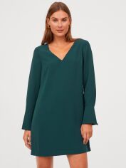 Акція на Сукня-футболка коротка осіння жіноча H&M 02-0783497-0 42 Темно-зелена (СА2000001567814) від Rozetka