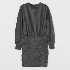Акція на Сукня коротка жіноча H&M 9549492sdm S Срібляста від Rozetka