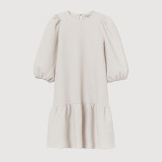 Акція на Сукня коротка осіння жіноча H&M 9130872sdm 38 Світло-бежева від Rozetka