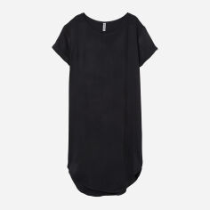 Акція на Сукня-футболка коротка осіння жіноча H&M 0401044-8 34 Чорна (СА2000001786505) від Rozetka