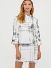 Акція на Сукня-футболка коротка осіння жіноча H&M 06257738-010 32 Біла (СА2000001864555) від Rozetka