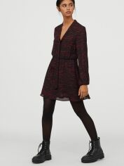 Акція на Сукня коротка осіння жіноча H&M 03-0794468-0 44 Чорна (СА2000001862919) від Rozetka