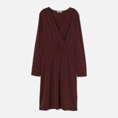 Акція на Сукня коротка осіння жіноча H&M 9235222bar M Бордова від Rozetka