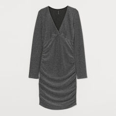 Акція на Сукня коротка жіноча H&M 9282542sm S Срібляста від Rozetka