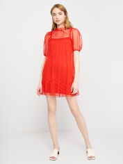 Акція на Сукня коротка осіння жіноча H&M 9283522bar XS Червона від Rozetka