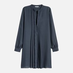 Акція на Сукня коротка осіння жіноча H&M 0528188-6 32 Темно-синя (СА2000001607497) від Rozetka