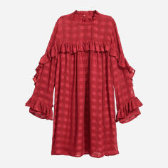 Акція на Сукня коротка літня жіноча H&M 5872016bar 44 Червона від Rozetka