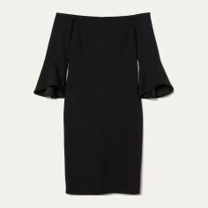 Акція на Сукня коротка осіння жіноча H&M 02-0566360-8 M Чорна (СА2000001640425) від Rozetka