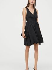 Акція на Сукня коротка осіння жіноча H&M 08-0556260-7 46 Темно-синя (СА2000001549582) від Rozetka
