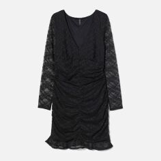 Акція на Сукня коротка осіння жіноча H&M 9190402bar S Чорна від Rozetka