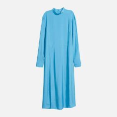 Акция на Сукня довга осіння жіноча H&M 5610196log 38 Блакитна от Rozetka