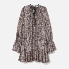 Акція на Сукня коротка осіння жіноча H&M 6825808log 36 Різнокольорова від Rozetka