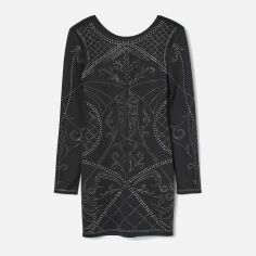 Акція на Сукня коротка осіння жіноча H&M 7966310log M Чорна від Rozetka