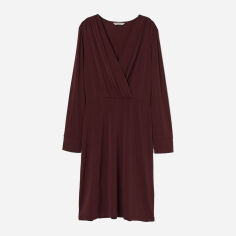 Акція на Сукня коротка літня жіноча H&M 0923522 S Бордова від Rozetka