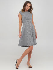 Акція на Сукня коротка жіноча H&M 0818190 XS Чорна з білим від Rozetka