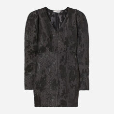 Акція на Сукня коротка жіноча H&M 0928516 36 Темно-сіра від Rozetka