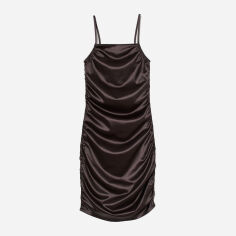 Акция на Сукня вечірня міді літня жіноча H&M 0918947 S Чорна от Rozetka
