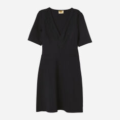 Акція на Сукня коротка жіноча H&M 6728999sdm 34 Чорна від Rozetka