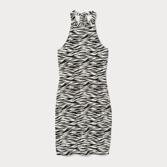 Акція на Сукня коротка літня жіноча H&M 7449180sm XL Біла з чорним від Rozetka