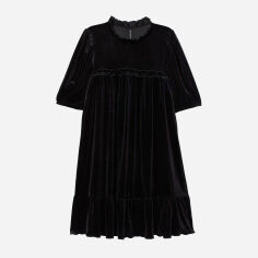 Акція на Сукня коротка жіноча H&M 9283522bar S Чорна від Rozetka