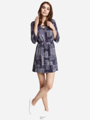 Акція на Сукня коротка жіноча H&M XAZ052158EMZP 36 Темно-синя з білим від Rozetka
