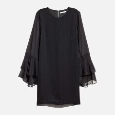 Акція на Сукня коротка жіноча H&M XAZ089505QMUJ 32 Чорна від Rozetka