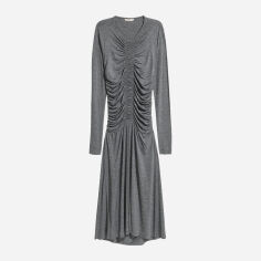 Акція на Сукня міді жіноча H&M 0593929 34 Сіра (LD2000001186695_KAY2000001186695) від Rozetka