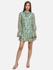 Акція на Сукня коротка жіноча H&M 11-0737621-001 36 Бірюзова (СА2000001884195) від Rozetka
