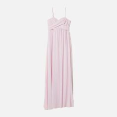 Акция на Сукня вечірня довга літня жіноча H&M 312-608013 32 Світло-рожева от Rozetka