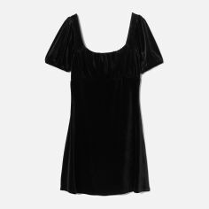 Акція на Сукня-футболка міні літня жіноча H&M 9433476Aabr S Чорна від Rozetka