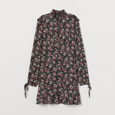 Акція на Сукня коротка жіноча H&M XAZ204918UNFX 38 Чорна від Rozetka