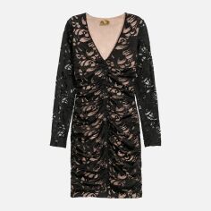 Акція на Сукня коротка осіння жіноча H&M 5898357log 36 Чорна від Rozetka