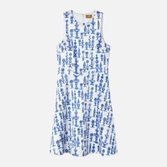 Акція на Сукня коротка літня жіноча H&M 6220267log 34 Біла від Rozetka