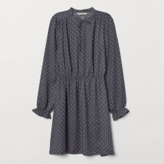Акція на Сукня коротка осіння жіноча H&M 11-0708855-006 44 Сіра від Rozetka