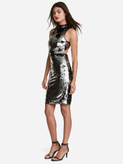 Акція на Сукня коротка літня жіноча H&M 0449657-4 42 Золотисте (СА2000001684450) від Rozetka